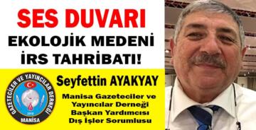 EKOLOJİK MEDENİ İRS TAHRİBATI!