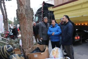 DEPREM BÖLGESİNE KULADAN YARDIMLAR DEVAM EDİYOR