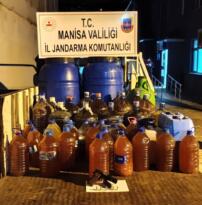 1115 Litre Kaçak Şarap Ele Geçirildi