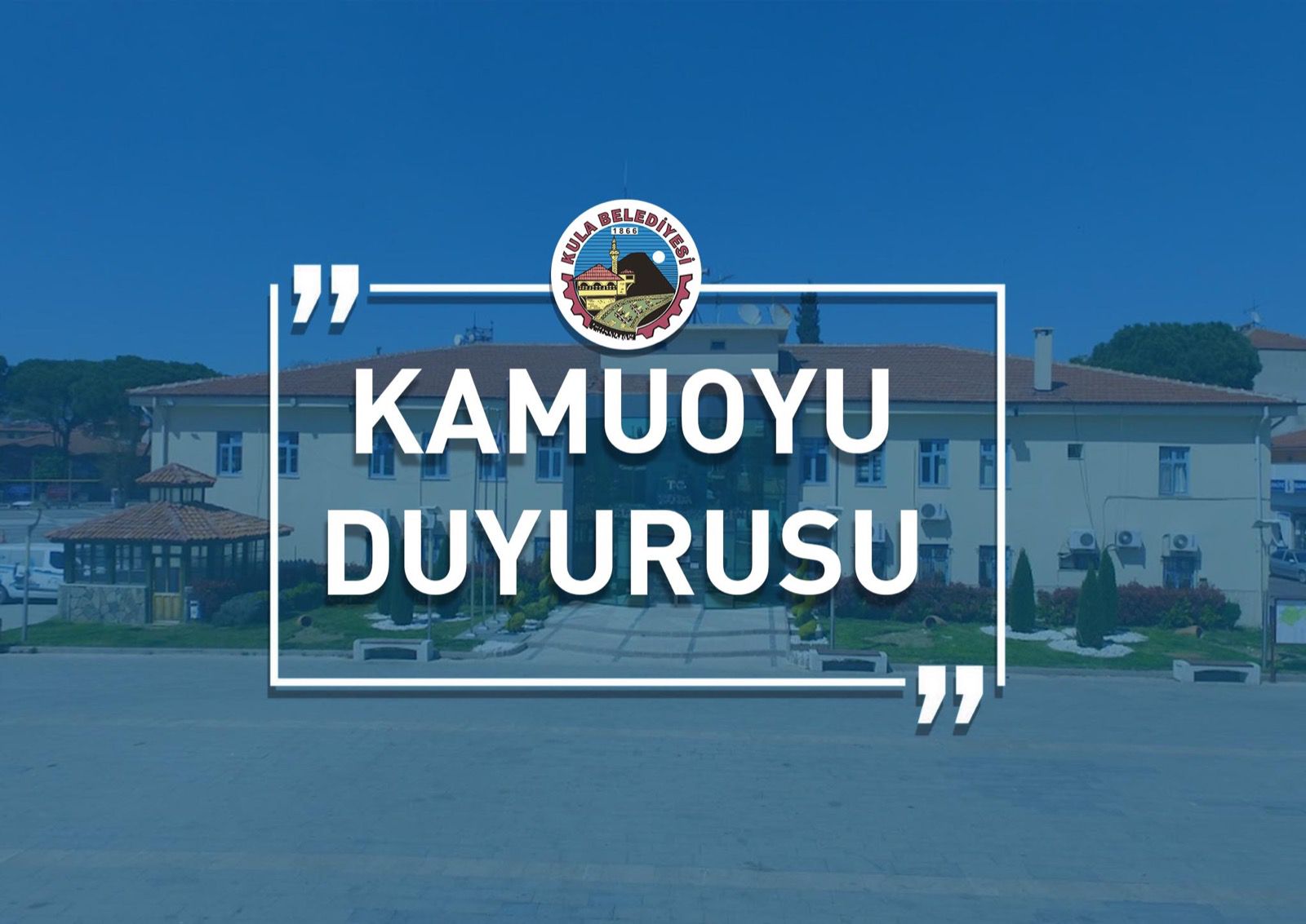 KAMUOYUNA ÖNEMLİ DUYURU