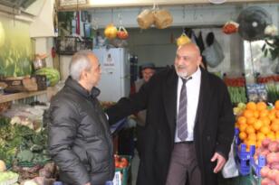 Özcan Yaptığı Esnaf Ziyaretlerinde Yoğun Bir İlgi Ve Sevgi İle Karşılandı