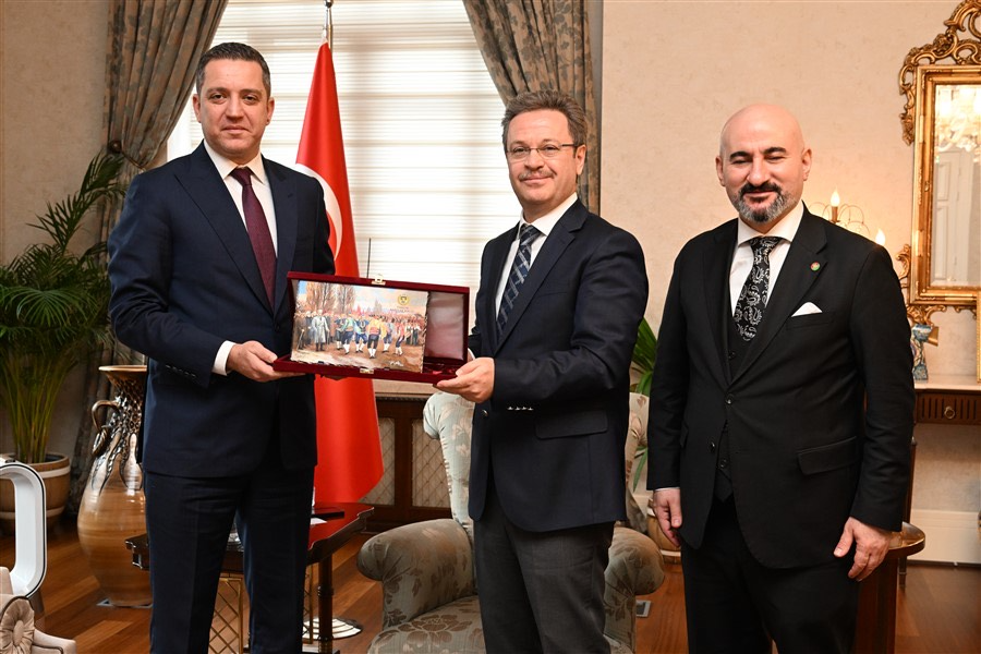 Barolar Birliği Başkanı Erinç Sağkan Vali Ünlü’yü Ziyaret Etti