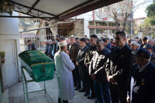 Şehit Babası Akdeniz Son Yolculuğuna Uğurlandı