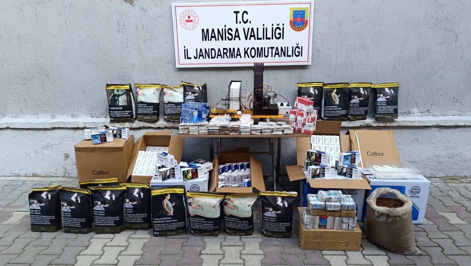 Jandarma Çok Sayıda Sigara Ele Geçirildi