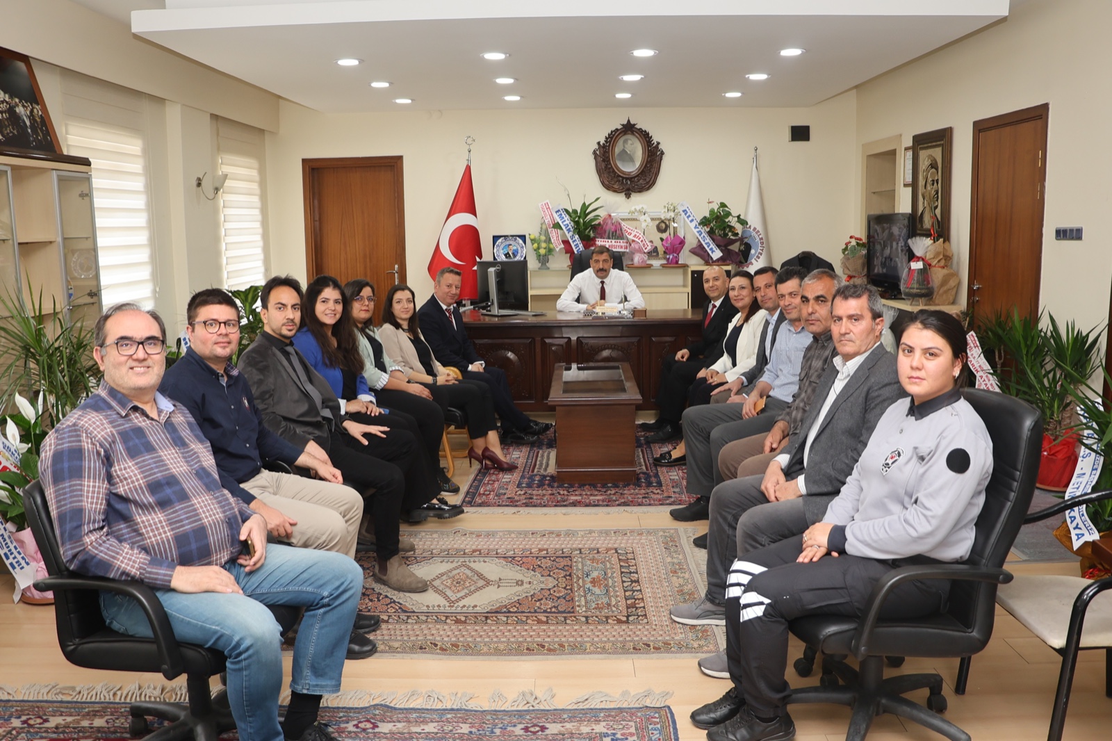 Kula Meslek Yüksekokulu’ndan Başkan Dönmez’e Hayırlı Olsun Ziyareti