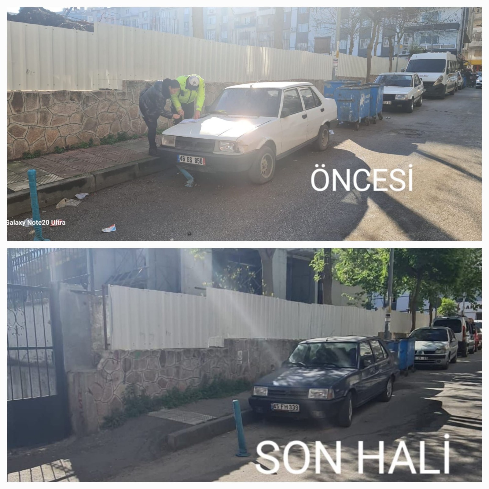 Okul Etrafındaki Hurda Araçlar Kaldırıldı