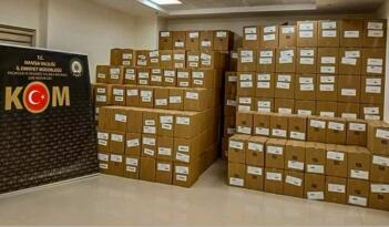 60.000 adet makaron ele geçirildi