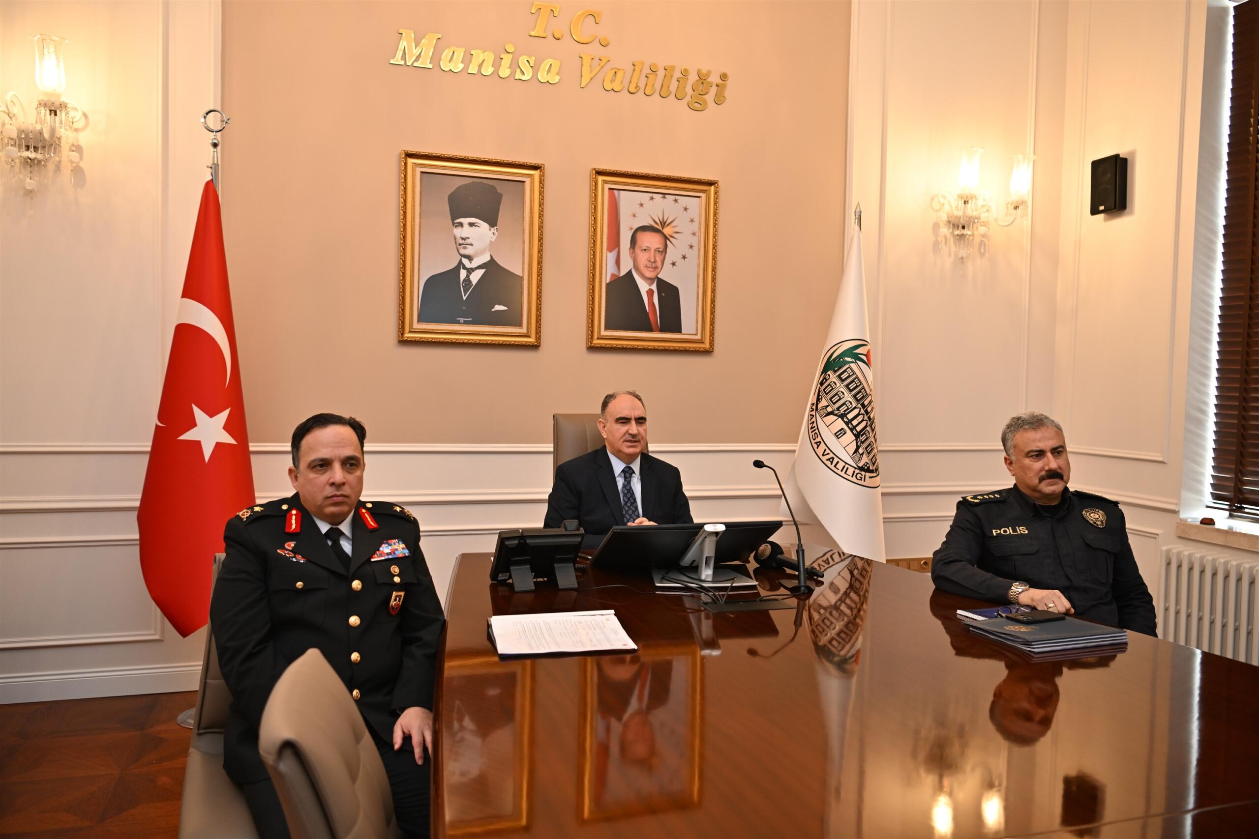 Vali Özkan, Ocak Ayı Güvenlik Konularını Değerlendirdi