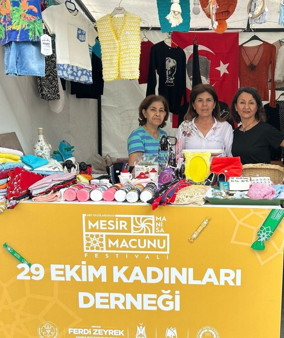 29 EKİM KADINLARI DERNEĞİ ULUPARK’ TA MESİR STANTINI AÇTI