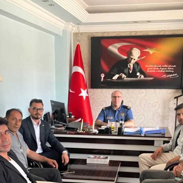 ANAHTAR PARTİ EMNİYET MÜDÜRÜ AKTAY’I   ZİYARET ETTİ