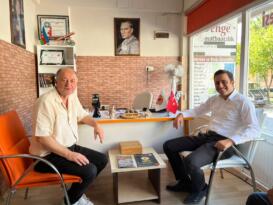KAYMAKAM TALHA ALTUNTAŞ GAZETEMİZİ ZİYARET ETTİ