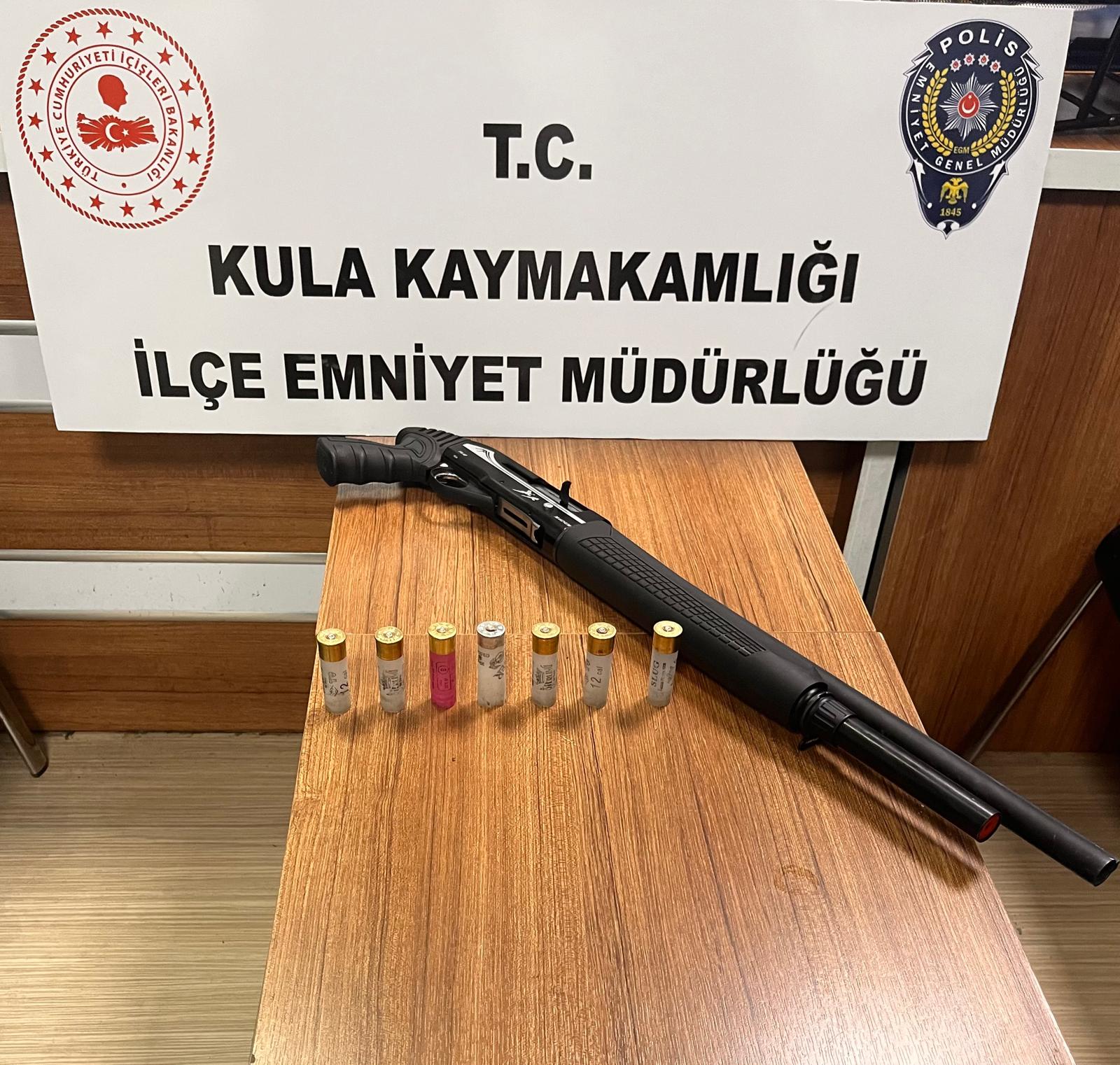 SİLAH VE UYUŞTURUCU ELE GEÇİRİLDİ