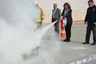 KULA RAFET ÜÇELLİ ORTAOKULU’NDA AFET TATBİKATI