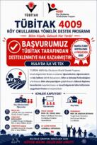 “TÜBİTAK 4009 KÖY OKULLARINA YÖNELİK DESTEK PROGRAMI”